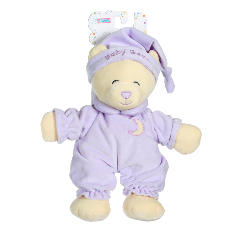  baby bear soft toy purple 30 cm 